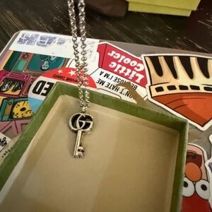 Gucci Logo key necklace